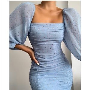 MILAN MINI DRESS - Blue by Born to Be Chic (AUS)